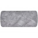 Стол обеденный SIGNAL SENTO серый лак/черный 120-180/80